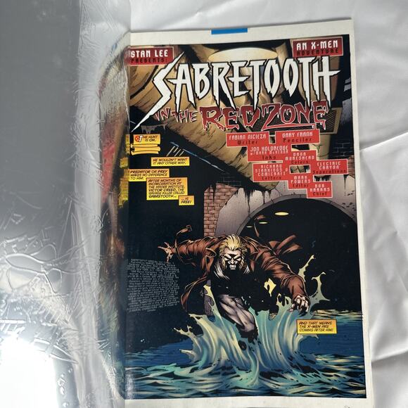 Sabretooth Special Vol. 1 #1 Jan 1995 Chrome Foil-Wrap Cover Marvel NM - Picture 8 of 8
